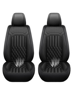 Fundas de Asiento NCNXNN para Toyota Yaris 2012-2018, Negro, 2 PCS