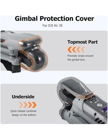 Protector de Gimbal STARTRC para Drone DJI Air 3S - Gris