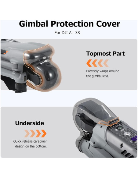 Protector de Gimbal STARTRC para Drone DJI Air 3S - Gris