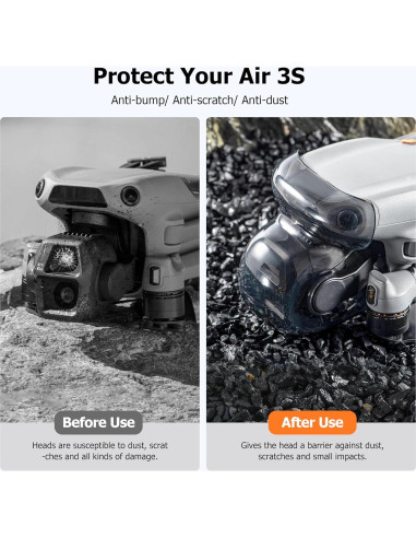 Protector de Gimbal STARTRC para Drone DJI Air 3S - Gris