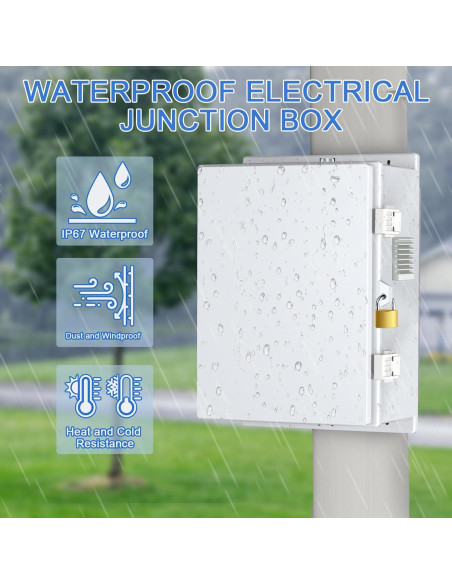 Caja Eléctrica Exterior IP67 JUEDIFX 39.9x27.9x10.4 cm