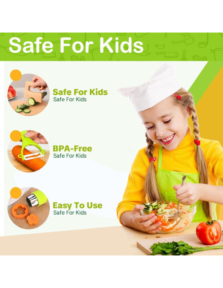 Juego de cuchillos Montessori para niños - 13 piezas YONSEN