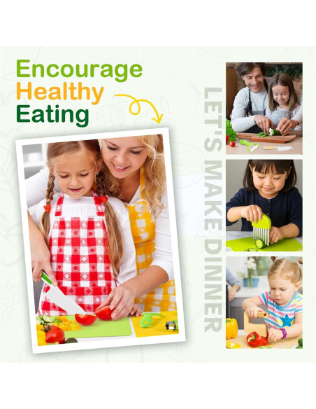 Juego de cuchillos Montessori para niños - 13 piezas YONSEN