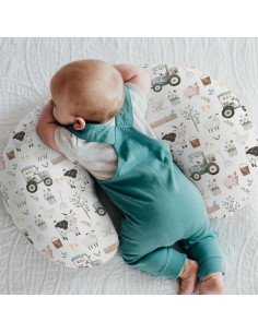 Funda de Almohada de Lactancia Boho Animales Granja 55.88x45.72 cm 2