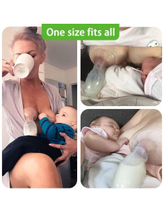 Bomba de Pecho Manual Haakaa 100ml Silicona Grado Alimenticio 2