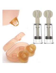 Correctores de Pezones Jesakmie 2 Pares para Lactancia