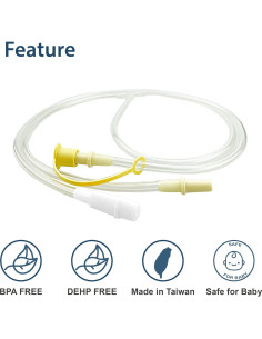Tubo Reemplazo BabyShown para Bombas Medela Freestyle Flex y Swing Maxi Flex 2