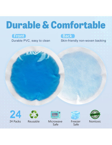 Paquetes de Hielo Reutilizables Tutmyrea - 24 Unidades para Lesiones