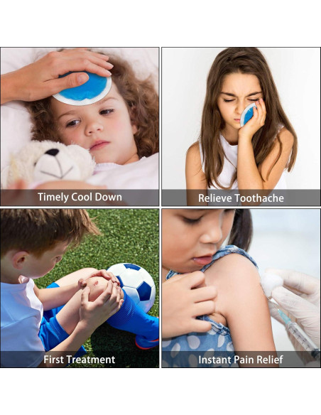 Paquetes de Hielo Reutilizables Tutmyrea - 24 Unidades para Lesiones