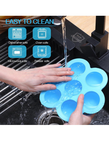 Bandeja de Silicona para Alimentos de Bebé Potchen 4 Pcs 74.8 ml