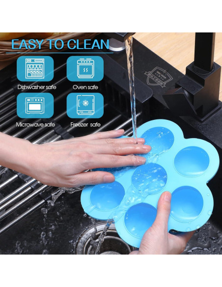 Bandeja de Silicona para Alimentos de Bebé Potchen 4 Pcs 74.8 ml