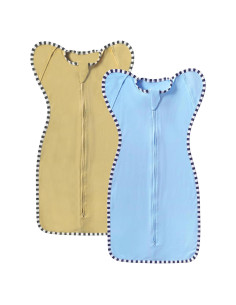 Saco de Sueño de Transición Queness 2 Piezas 100% Algodón S(0-3 Meses)