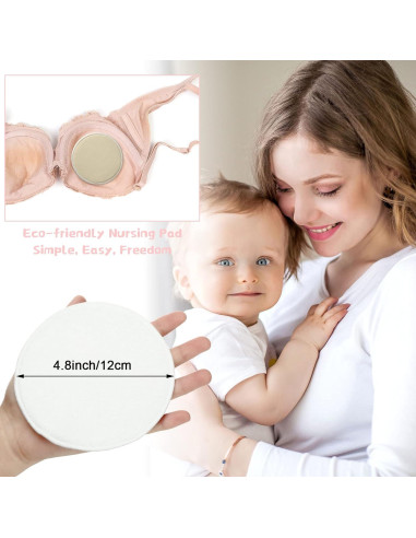 30 Almohadillas Reutilizables para Lactancia Sosation con Bolsas