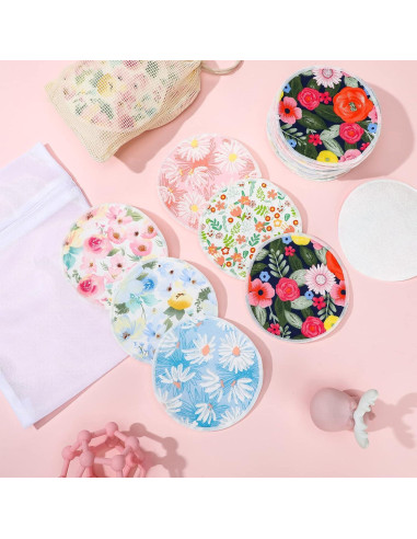 30 Almohadillas Reutilizables para Lactancia Sosation con Bolsas