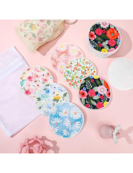 30 Almohadillas Reutilizables para Lactancia Sosation con Bolsas