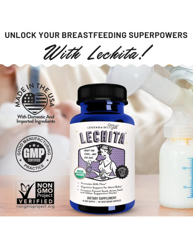 Suplemento de Lactancia Legendairy Milk Lechita y Levadura de Cerveza Orgánica