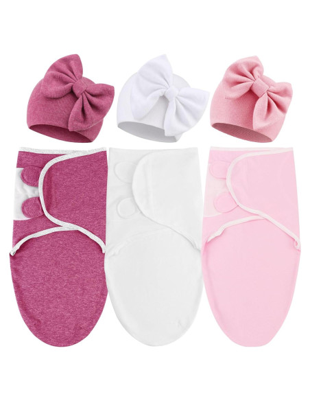 Sacos de Sueño BQUBO para Bebés 0-3 Meses 3 Piezas