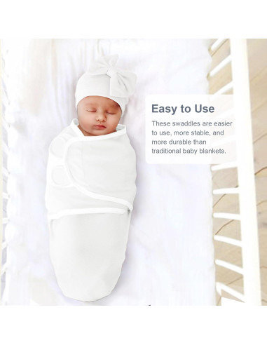 Sacos de Sueño BQUBO para Bebés 0-3 Meses 3 Piezas