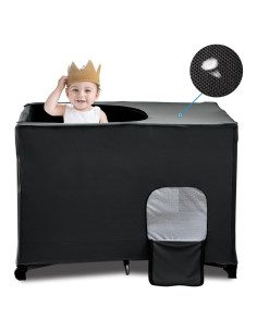 Cubierta de Oscurecimiento Sur a Este para Cuna de Viaje 101x71cm