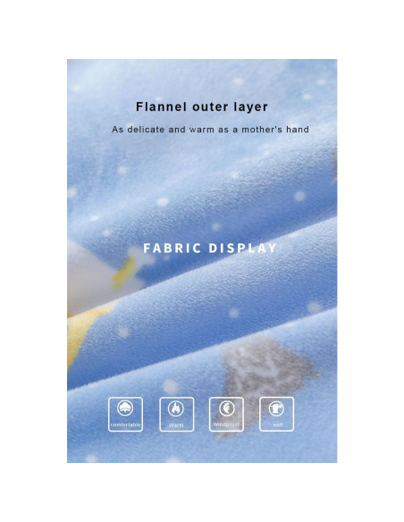 Saco de Sueño para Bebé Recién Nacido Calabaza Linda Azul Saco de Sueño para Bebé Recién Nacido Calabaza Linda Azul