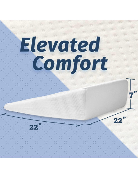 Cuña de Almohada Abco Tech Espuma Viscoelástica 18cm