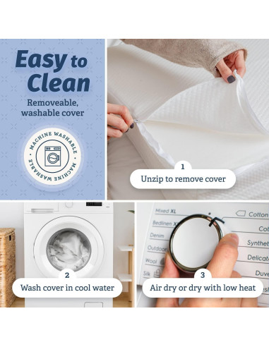 Cuña de Almohada Abco Tech Espuma Viscoelástica 18cm