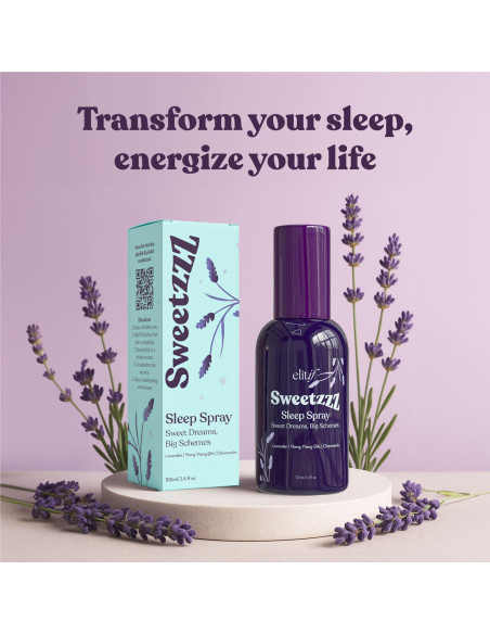Spray de Almohada Sweetzzz de Lavanda 150ml - Vegano y Natural