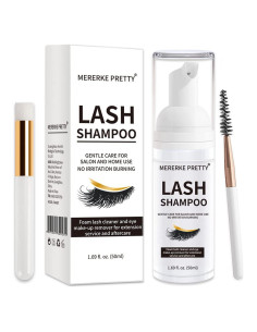 Champú Espumoso para Pestañas Mererke_Pretty 50 ml - Limpiador Suave