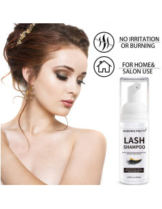 Champú Espumoso para Pestañas Mererke_Pretty 50 ml - Limpiador Suave 2