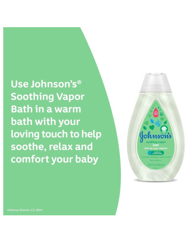 Baño Vapor Calmante Johnson's Baby 402.6 ml Hipoalergénico