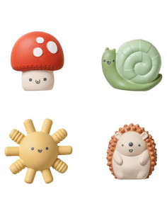 Juguetes de baño sensorial Itzy Ritzy - Set de 4 personajes