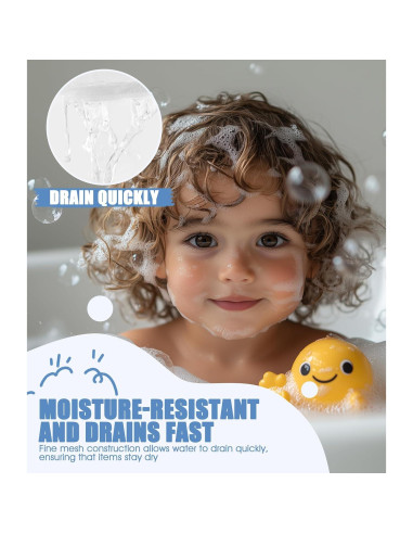 Almacenamiento de Juguetes de Baño ZOBUU 2 Compartimentos PVC