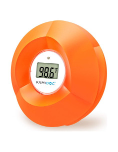 Termómetro de baño para bebés Famidoc, flor flotante