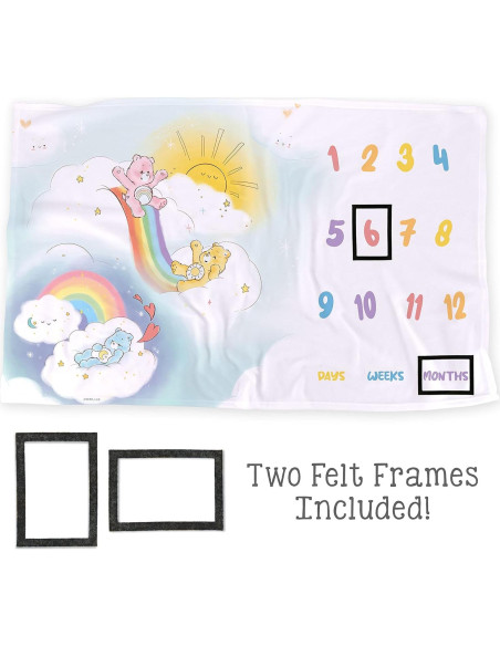 Manta de Hitos de Bebé Care Bears LOGOVISION 91x147 cm