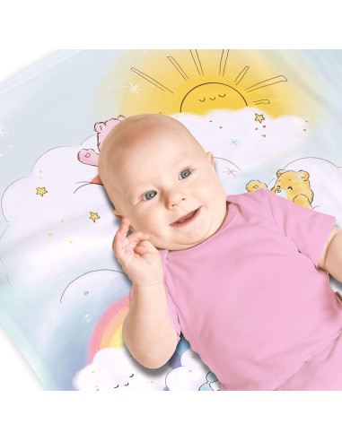 Manta de Hitos de Bebé Care Bears LOGOVISION 91x147 cm