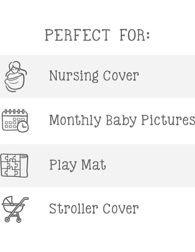 Manta de Hitos de Bebé Care Bears LOGOVISION 91x147 cm