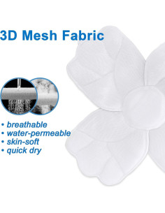 Almohadilla de Baño para Bebés Esme L&H Flor 3D Transpirable 2