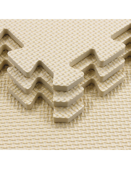 Alfombra Puzzle Yostrong 18 Azulejos EVA Beige 1.49 m