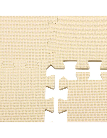 Alfombra Puzzle Yostrong 18 Azulejos EVA Beige 1.49 m