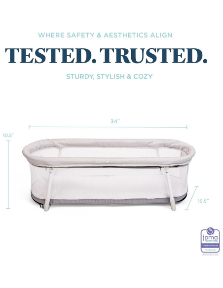 Cuna Portátil Snuggle Nest Baby Delight para Bebés 0-5 Meses