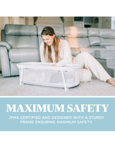 Cuna Portátil Snuggle Nest Baby Delight para Bebés 0-5 Meses