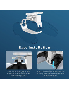 Mini Volante EJGAME para Controlador PS5 y PS5 Slim 2