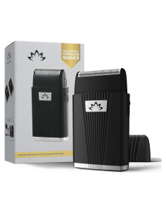 Afeitadora eléctrica Dumite 2909 recargable inalámbrica plateada