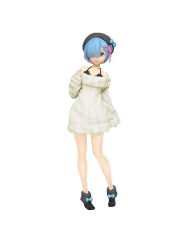 Figura Re:Zero Rem Taito Vestido de Punto 20.3 cm