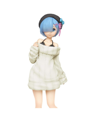 Figura Re:Zero Rem Taito Vestido de Punto 20.3 cm