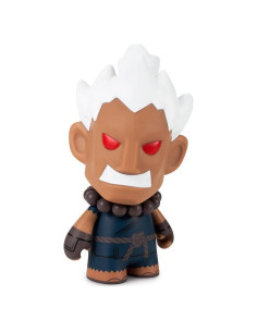 Figura de Vinilo Kidrobot Akuma 18 cm Street Fighter + Tarjeta
