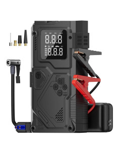 Arrancador de Batería Leafora Q11 con Compresor 3000A 12V