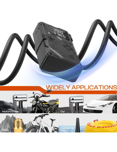 Arrancador de Batería Leafora Q11 con Compresor 3000A 12V