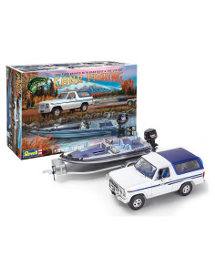 Revell 17242 Ford Bronco con Bote y Remolque 1:24