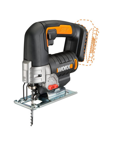 Sierra de calar inalámbrica Worx 20V WX543L.9 - 2600 RPM